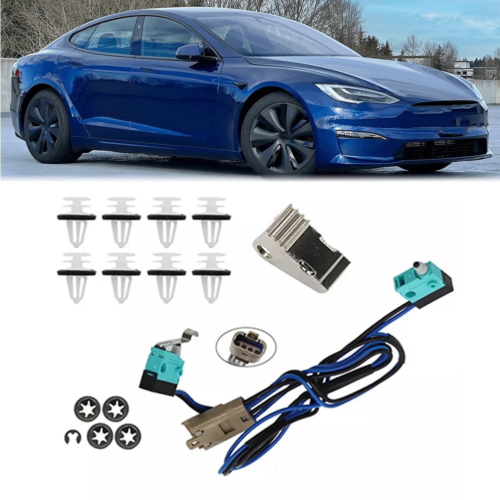 

For Tesla For Model S Door Handle Upgrade Repair Kit 101600900C with Switch Harness for Efficient Installation