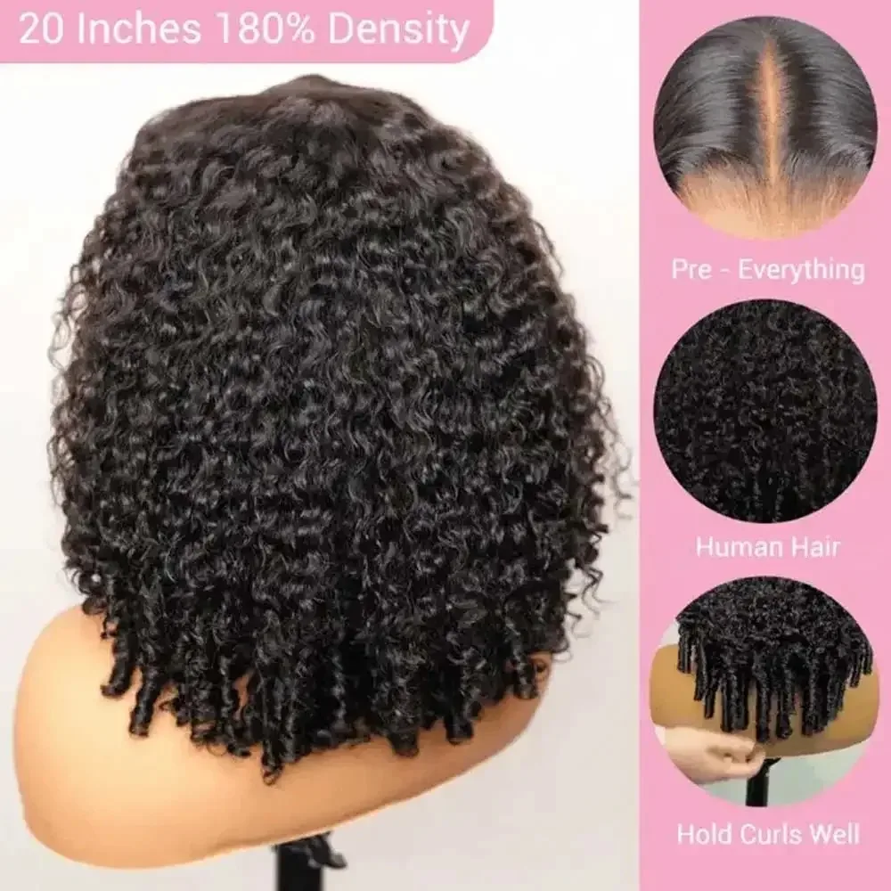 250% Density Burmese Curly Human Hair Wig 13x6 HD Transparent Lace Frontal Wigs Pre Plucked Rem Burmese Human Hair Wigs 28 Inch