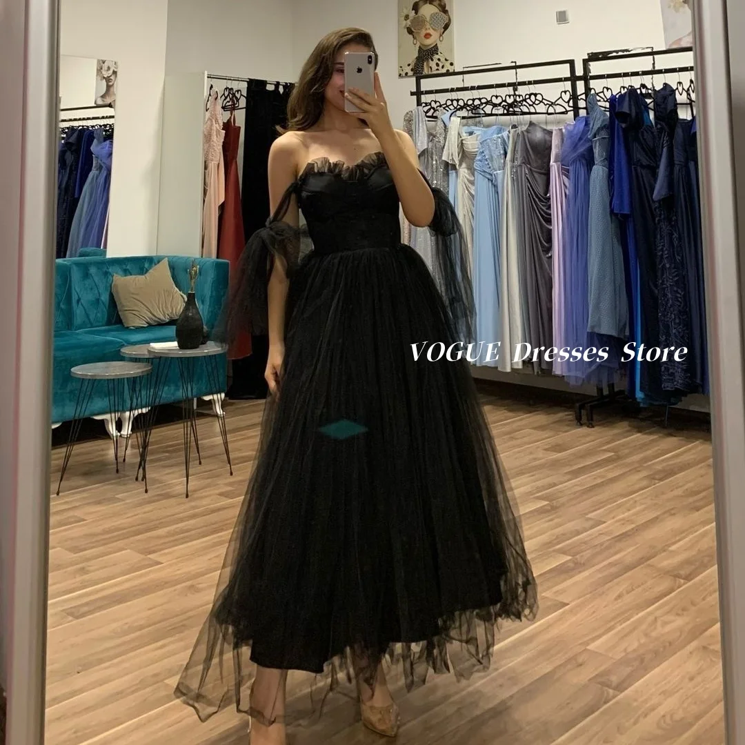 

Modern A Line Evening Dresses Off the Shoulder Tulle Prom Dress فساتين للمناسبات الخاصة robe de cérémonie femme Customized