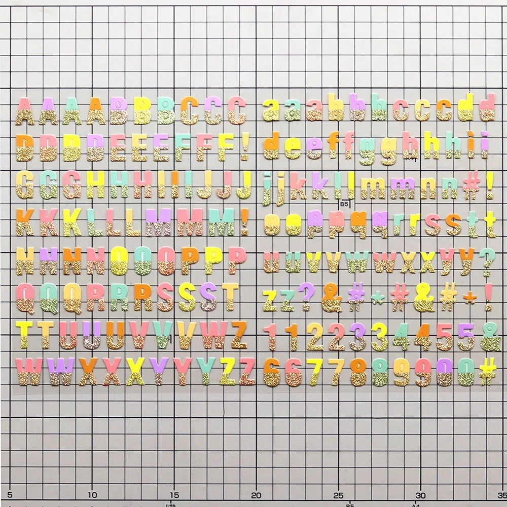 Creative Path Alphabet-Aufkleber mit englischen Buchstaben, selbstklebende goldene Scrapbooking-Deko-Aufkleber für die Kartenherstellung, Planer, Journaling – Detail 15