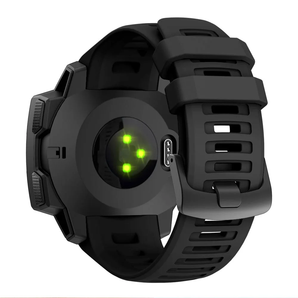 22 mm Uhrenarmband aus Silikon für Garmin Instinct 1 2, Ersatzarmband für Instinct 2/Solar/Esports/Tactical Band Armband – Detail 5