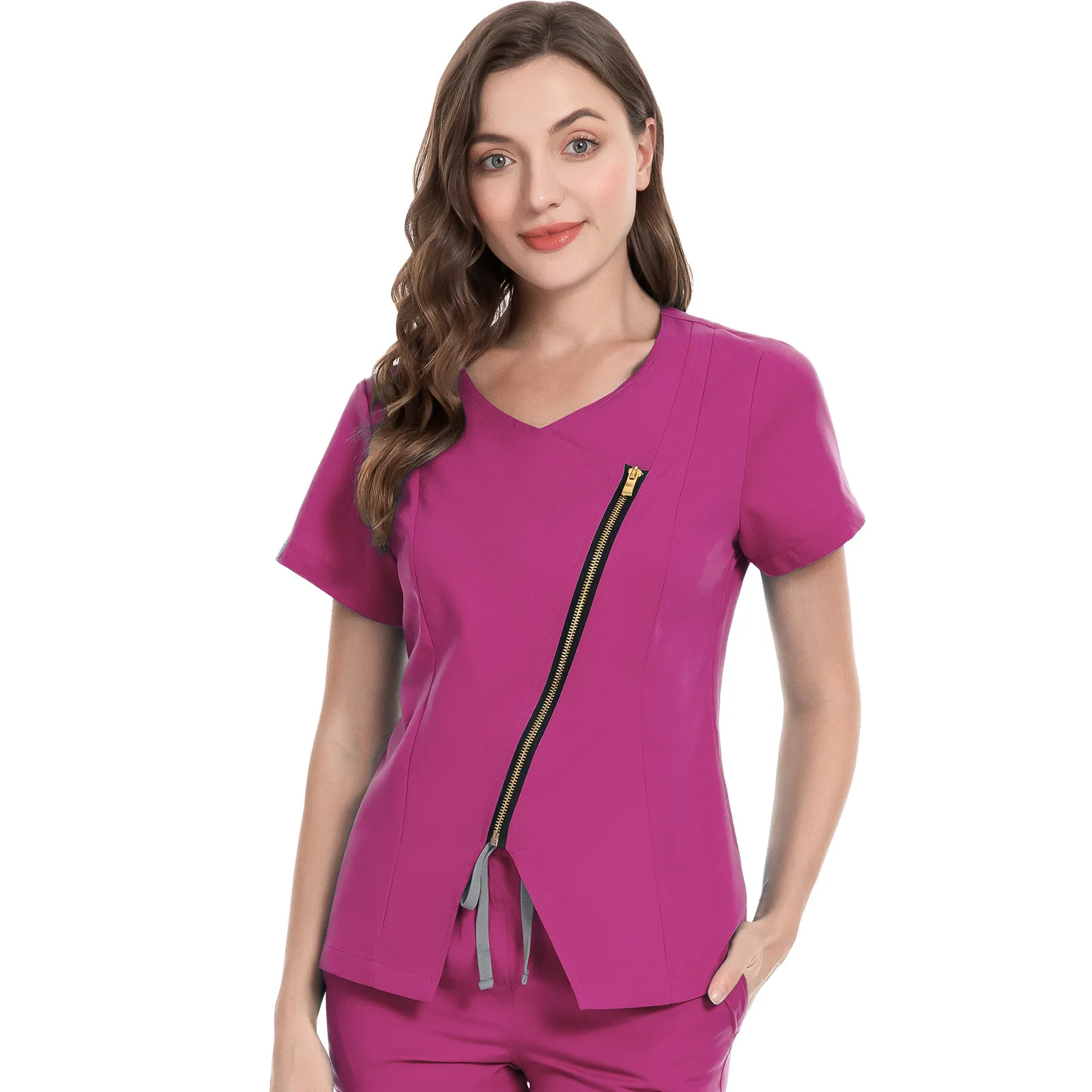 Abbigliamento per le mani, Tuta leggera da donna, Abito chirurgico, Maniche corte estive, Divisa per sala operatoria, Tuta per il lavaggio delle mani del medico