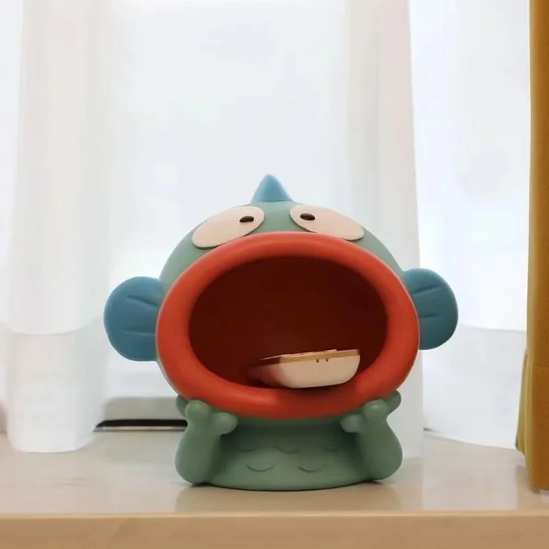 Ugly Fish Hanton Entrance Key Storage Ornament Cartoon Creative Cute Home Decoration Key Storage Box