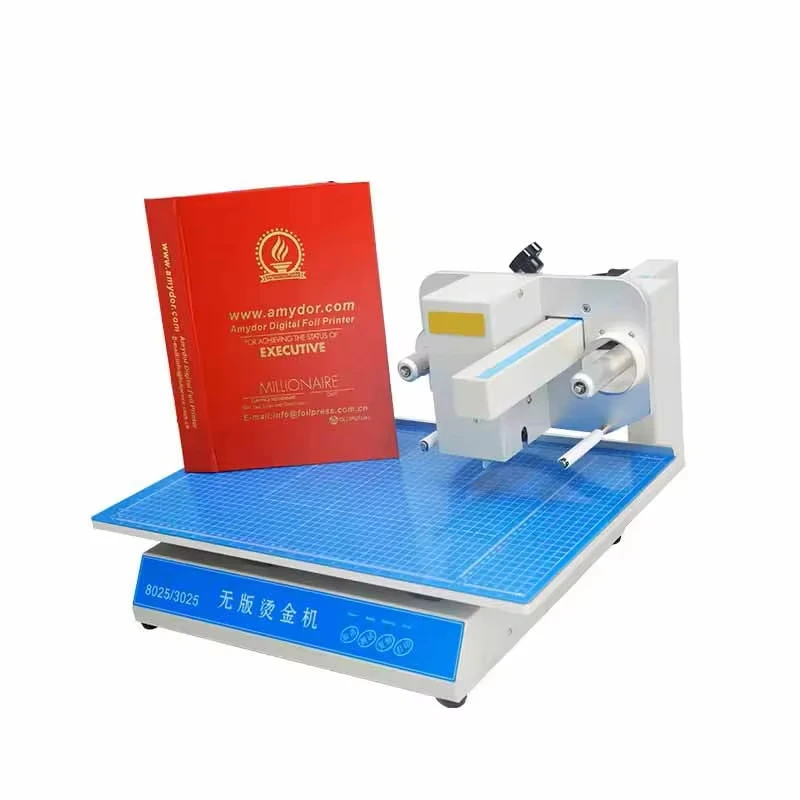 Automatic Book Cover Manual Hot Foil Stamping Machine Hardcover Paper Leather Cloth PVC Gold Foil Printing Machines