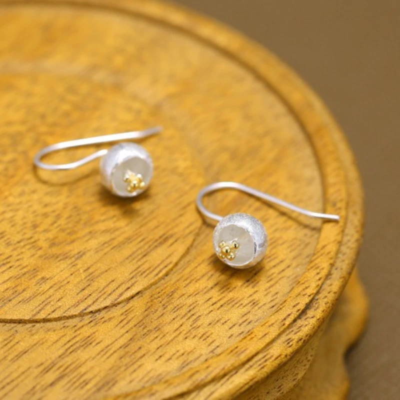 أقراط فواكه لطيفة من الفضة الإسترليني عيار 925، تصميم عصري وبسيط وفريد من نوعه، هدايا للفتيات، أقراط أنيقة للنساء #6