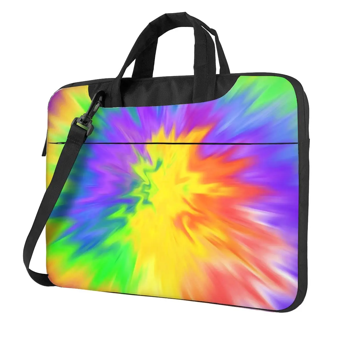 Colorful Tie Dye Laptop Bag Rainbow Print For Macbook Air Pro Acer Dell 13 14 15 15.6 Case Kawaii Shockproof Pouch