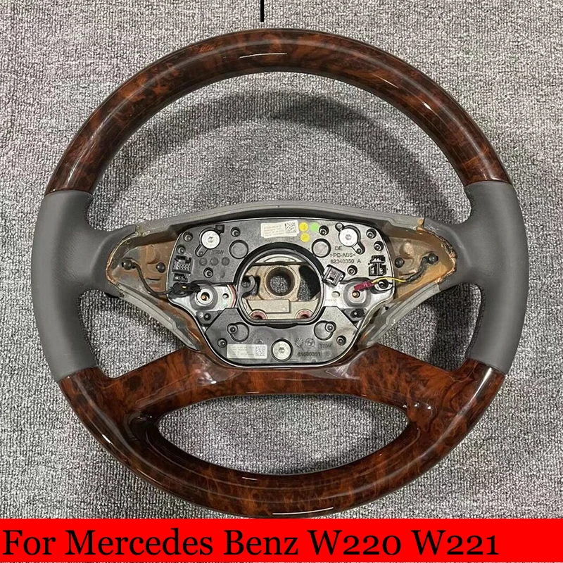 

Customizable Steering Wheel With Smooth Leather For Mercedes Benz S550 4 Matic W220 W221 CL550 2012 2013 2014