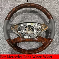 Customizable Steering Wheel With Smooth Leather For Mercedes Benz S550 4 Matic W220 W221 CL550 2012 2013 2014