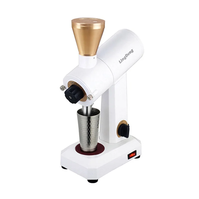 

New Atom Titanium Alloy Ghost Tooth Bean Grinder Single Product Hand Punch Touch Screen Timing Quantitative Coffee Bean