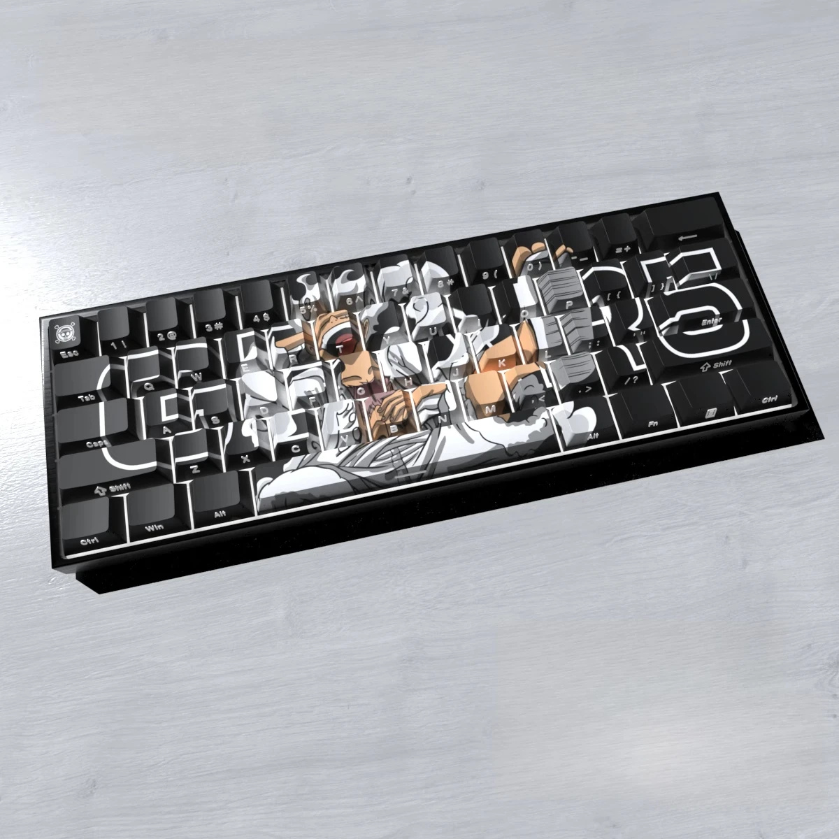 

Anime Luffy Theme Keycap Mechanical Keyboard 126 Keys Cherry PBT Custom Keycap PC Gaming Keyboard Cross Axis Anime Gift Collect