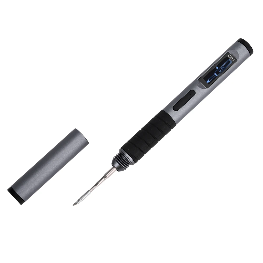 DC9~20V Adjustable Temperature Soldering Iron DC 24V 100-450℃ Welding Solder Rework Station PD 100W Portable Repair Tool