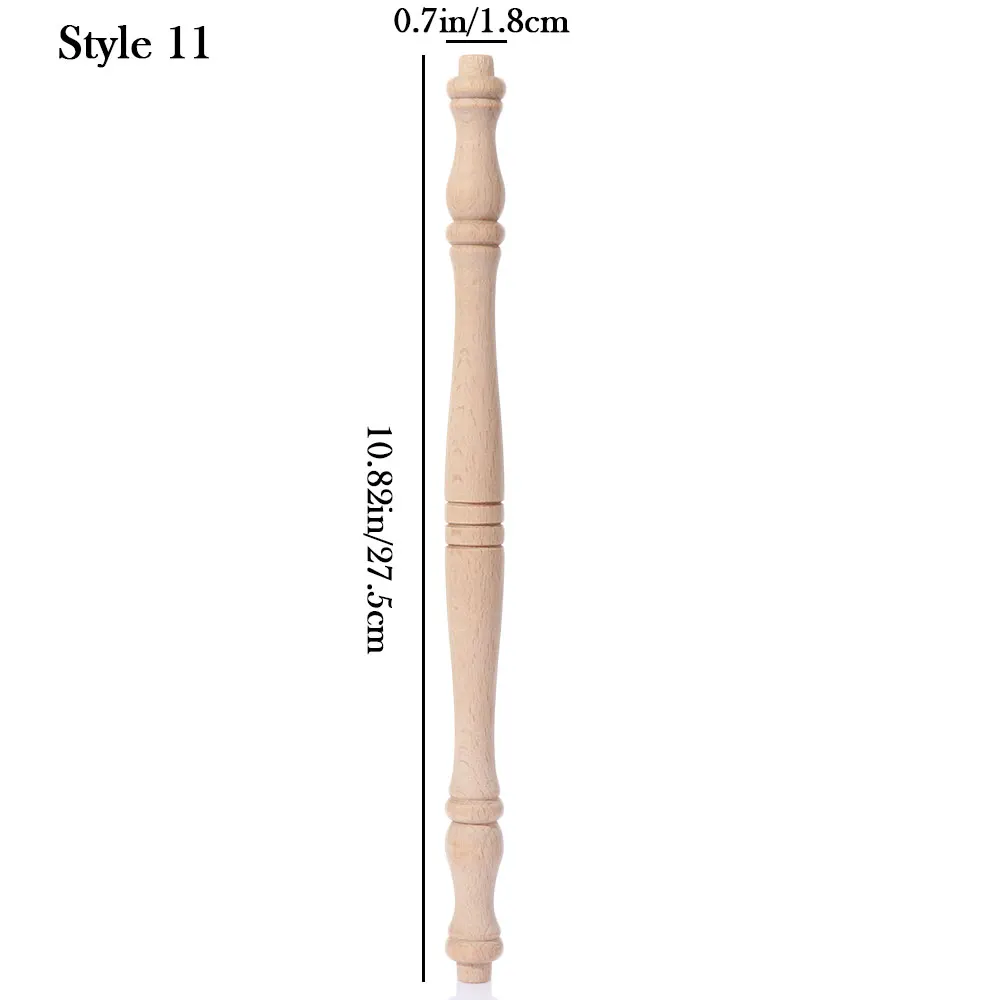 Solid Decoration Crafts European Style Vintage Wood Carved Furniture Foot Legs Cabinet Seat Feets Home Decor