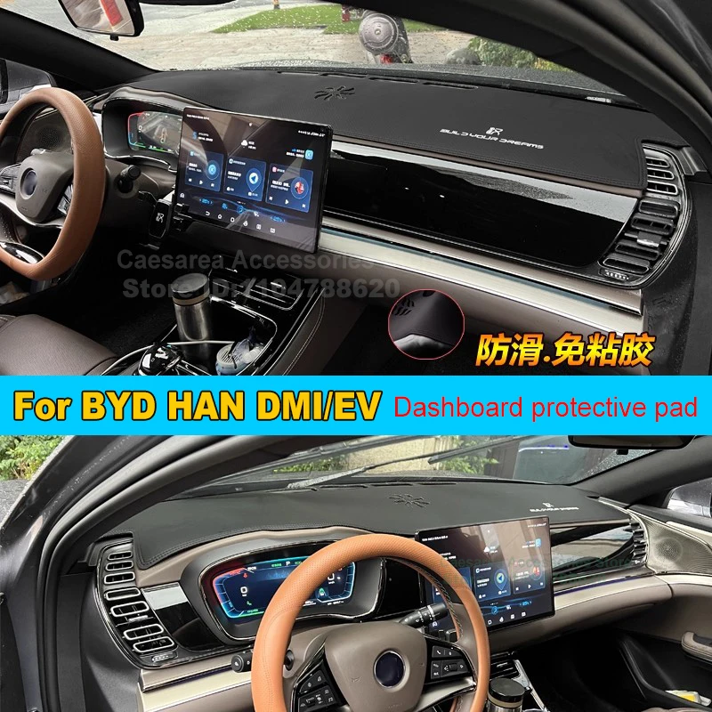 

Dashboard Protective Mat for BYD Han DMI /Han EV 2021-2025 Car Center Console Interior Instrument Panel Sunshade Sunscreen Heat