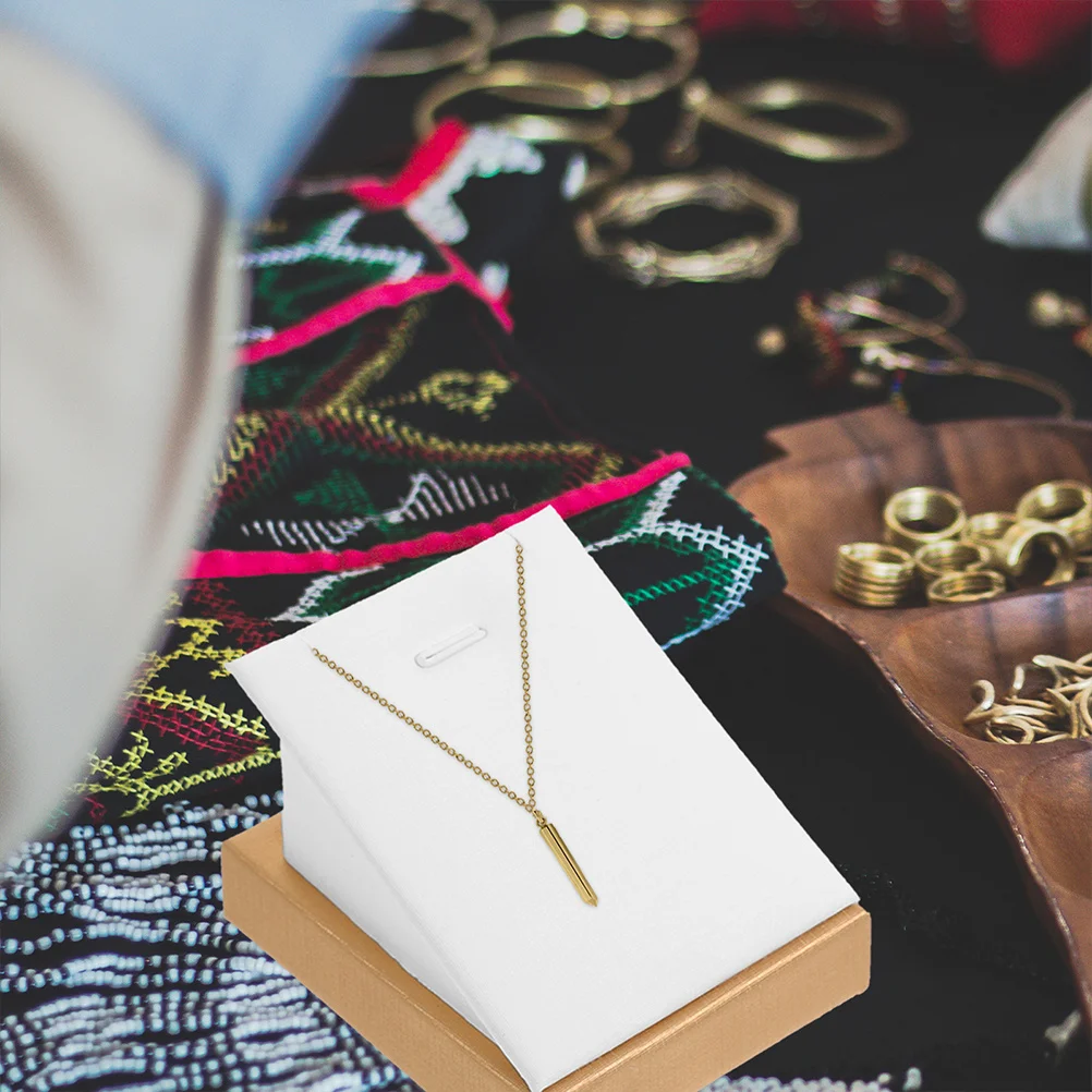 2Pcs Necklace Display Stand Jewelry Organizer Lightweight Portable Necklace Holder for Home Store Trade Show Jewelry Stand