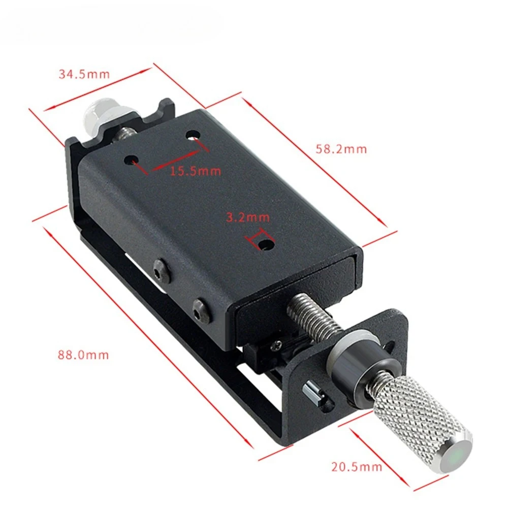 CNC Laser Engraving Machine Z-axis Slideway Lifting Adjustable Screw Module 40w Laser Head Focusing Metal Fixed Mounting Bracket