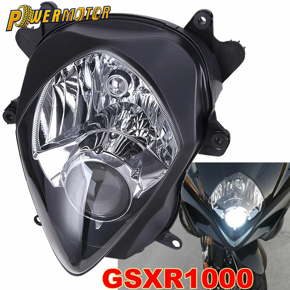 

For Suzuki GSXR1000 2007 2008 Motorcycle Front Headlight Assembly GSX-R 1000 K7 K8 Motorbike Headlamp Head Light Spare Parts