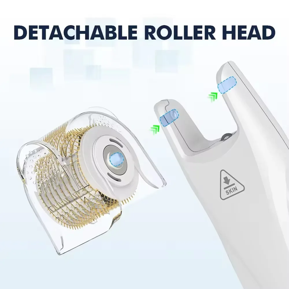 Bio Roller G5 540 Titanium Needle Cartridge for Face Body and Scalp Microneedling Beard Roller Derma Rolle