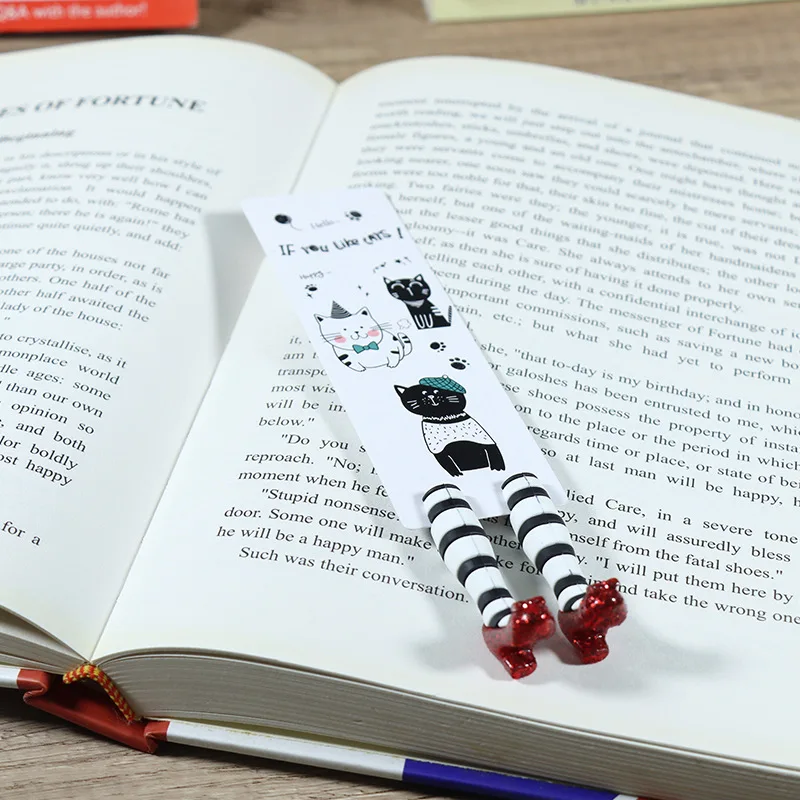1PCS 3d Böse Hexe Lesezeichen ABS Hexe Lesezeichen Beine Handmade Für Buch Liebhaber Geschenke Schreibwaren Büro Schule Liefert