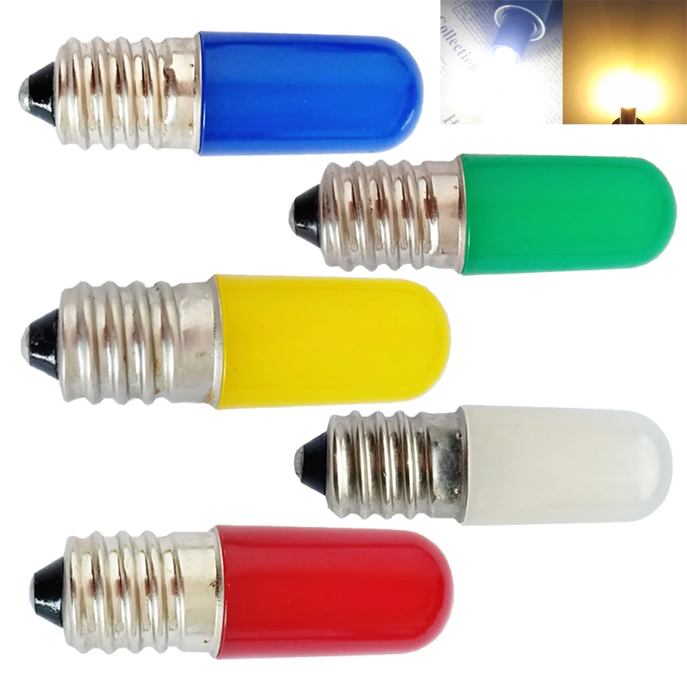 

Energy Saving 2W LED Filament Lamp E12 E14 Red Blue Green Yellow White Replace 20W Incandescent Lamp for Home AC110V/220V