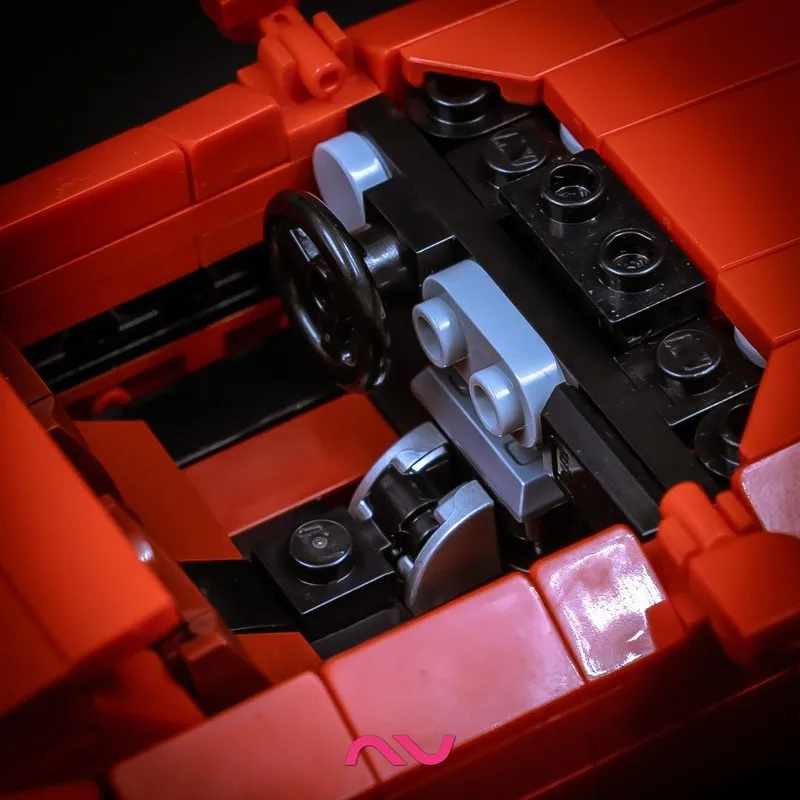 MOC Bausteine Autos Modell Kit Berühmte Auto Kind Spielzeug Racing Supercar DIY Technische Montage Ziegel Fahrzeug Weihnachten Geschenke 230423