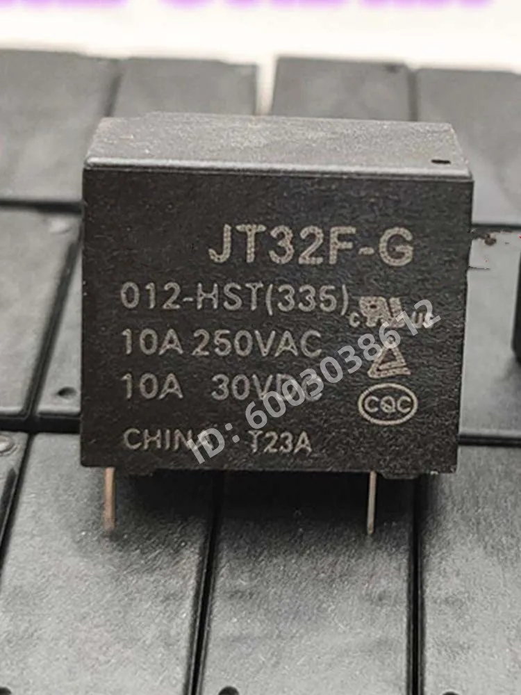 2 PCS 12V Relay JT32F-G 012-HST 12VDC 10A 4Pins