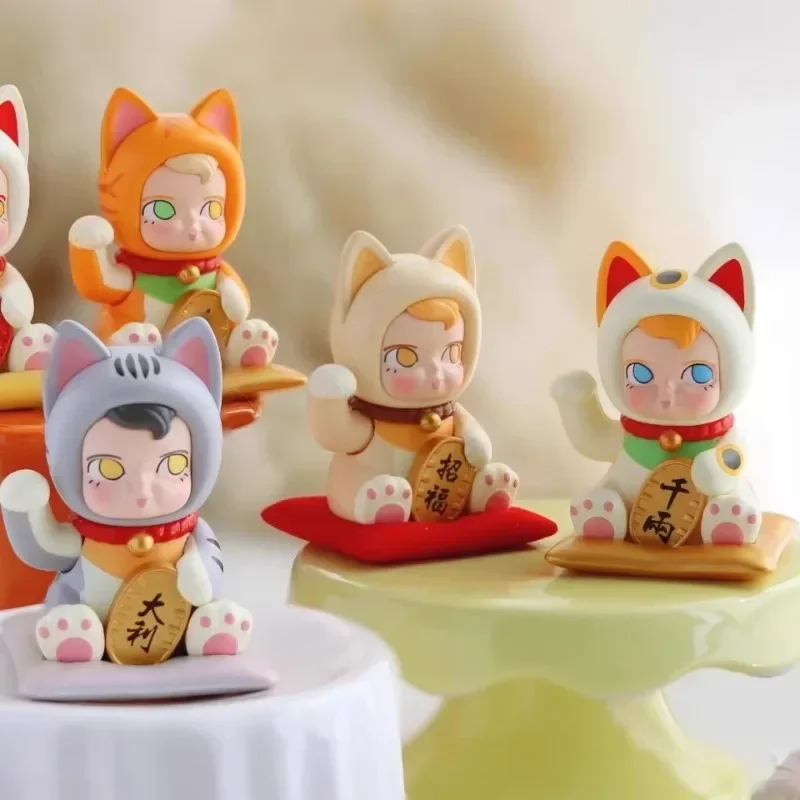 

Samsam Lucky Cat Series Blind Box Girl Trendy Play Hand Do 1.0 2.0 Kawaii Good Birthday Cute Ornaments Gift Gifts For Friends