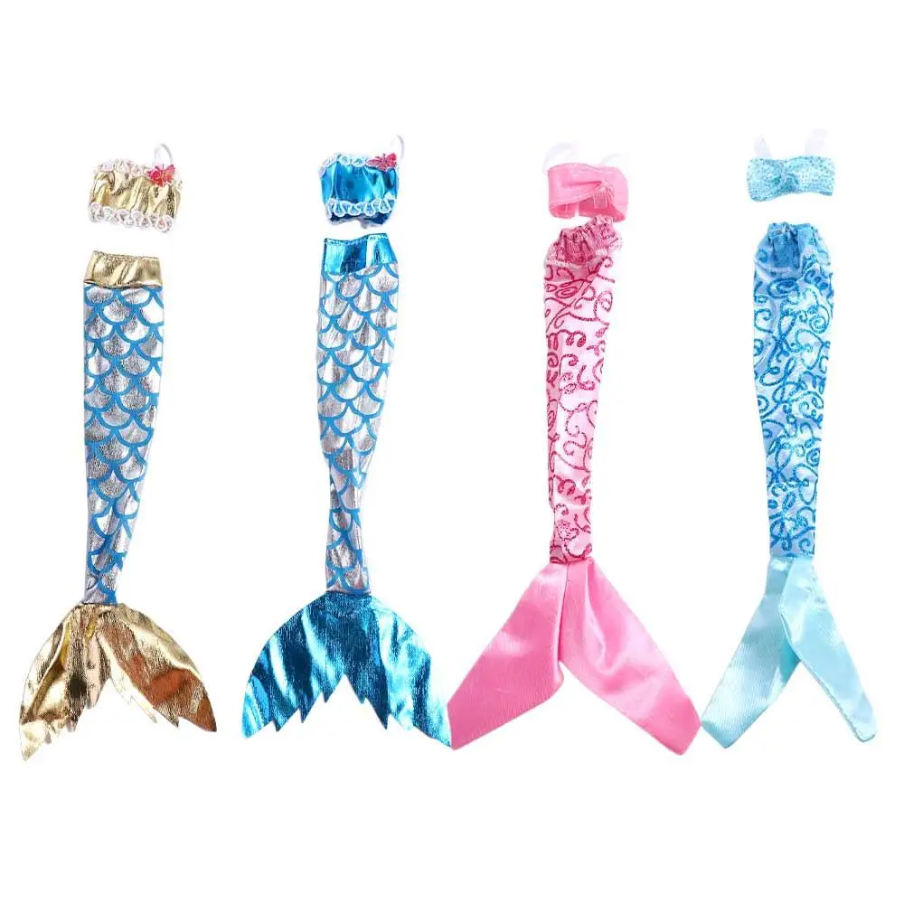 Crossdress fiaba per bambola 1/6 coda di sirena abito da sposa bambola vestiti cosplay set di vestiti per bambole a sirena