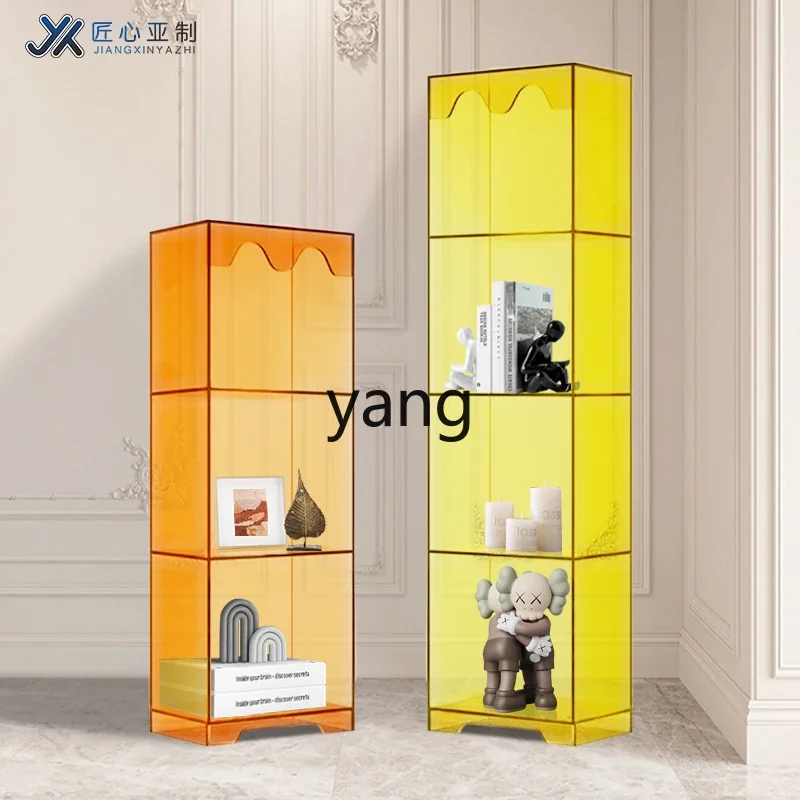 XYY acrylic clothing store shoe bag display rack living room figure storage model transparent cabinet