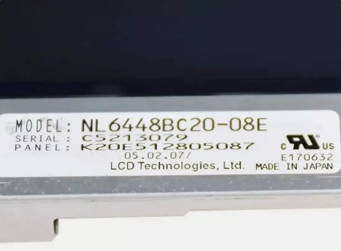 Origineel NL6448BC20-08 NL6448BC20 08 6,5 inch 640*480 LCD-scherm NL6448BC20-08E