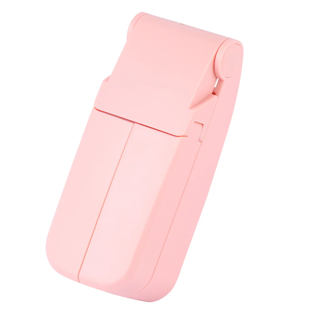 

Double-Headed USB Mini Folding Fan Portable Rechargeable Small Electric Cooling Fan Compact Air Cooler Desktop Table Travel Pink