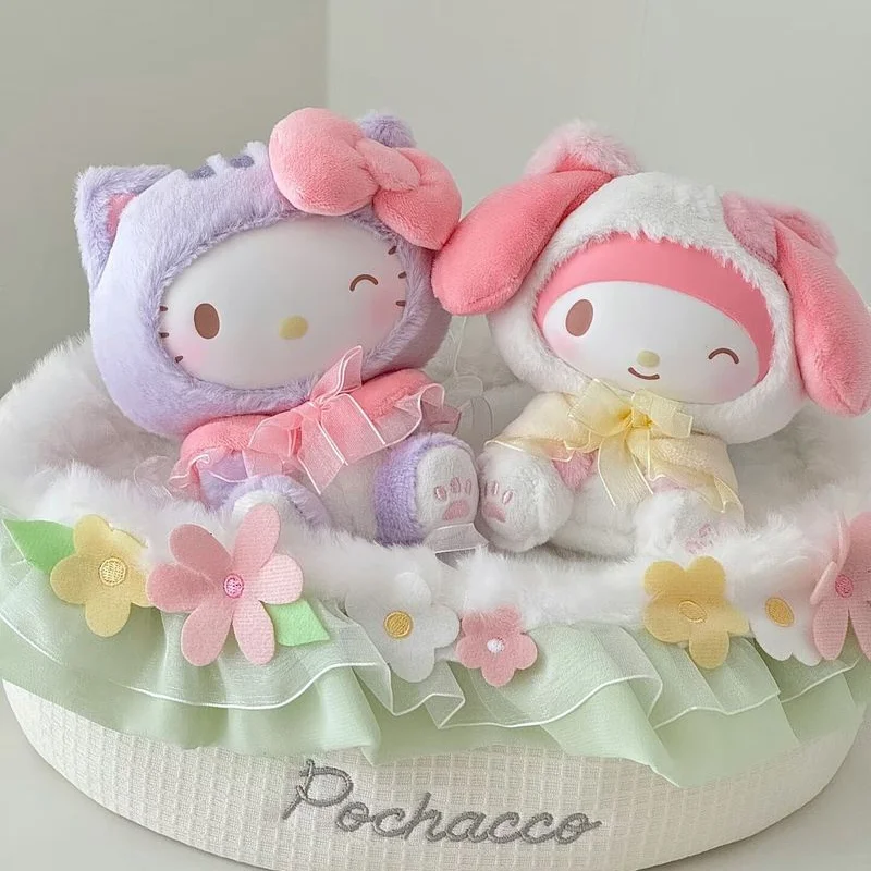 

Новая оригинальная слепая коробка Sanrio с милым котом, милый рюкзак, подвеска, модный игровой кавайный орнамент, игрушка, подарок на день рождения, украшение