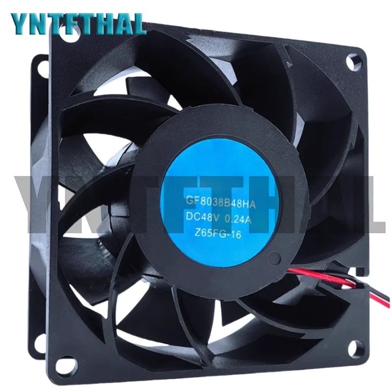 

New GF8038B48HA DC48V 0.24A 2-Wire Cooling Fan