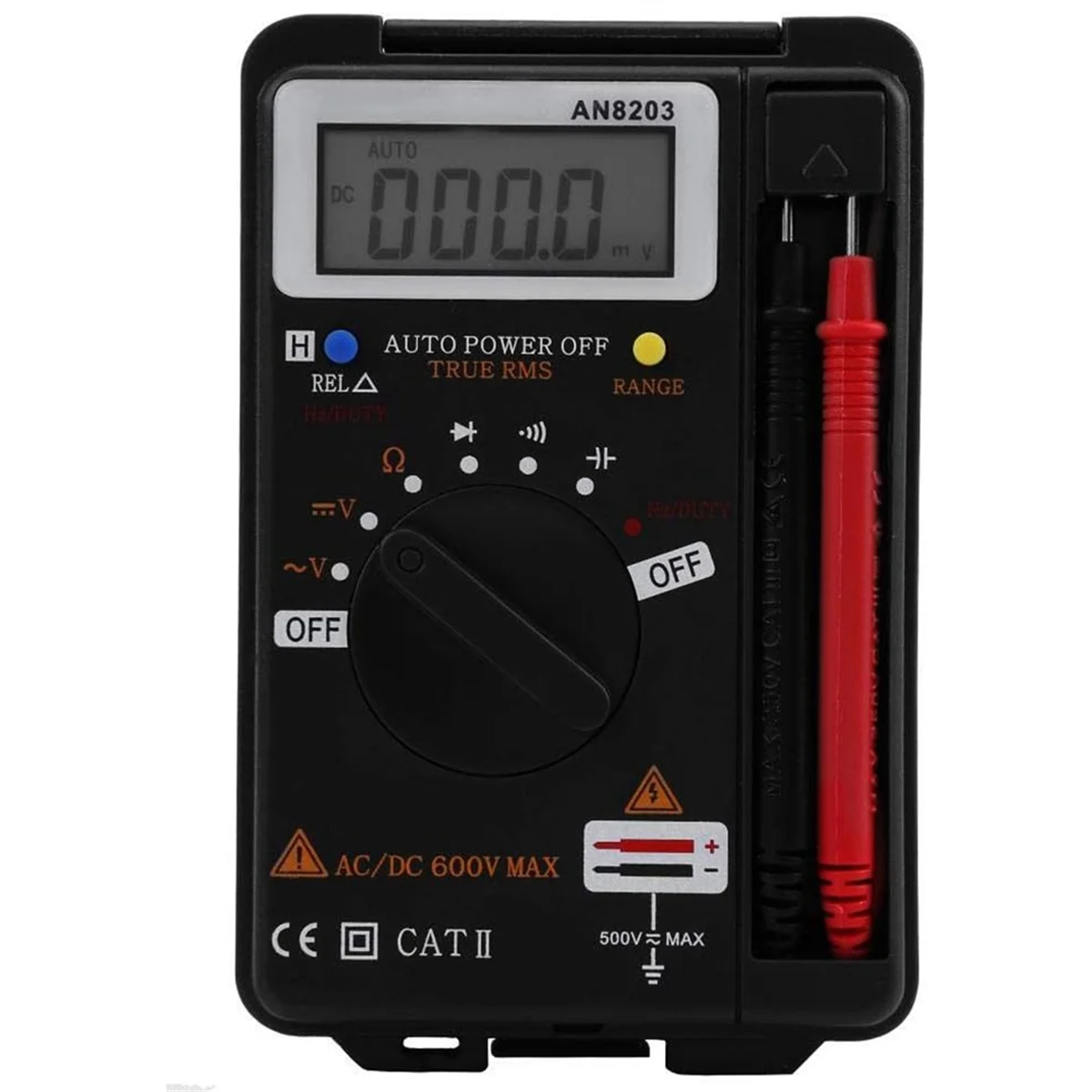 

ABNJ AN8203 Цифровой мультиметр Вольтметр Омметр ЖК-дисплей Токовые диоды Измерение емкости транзистора