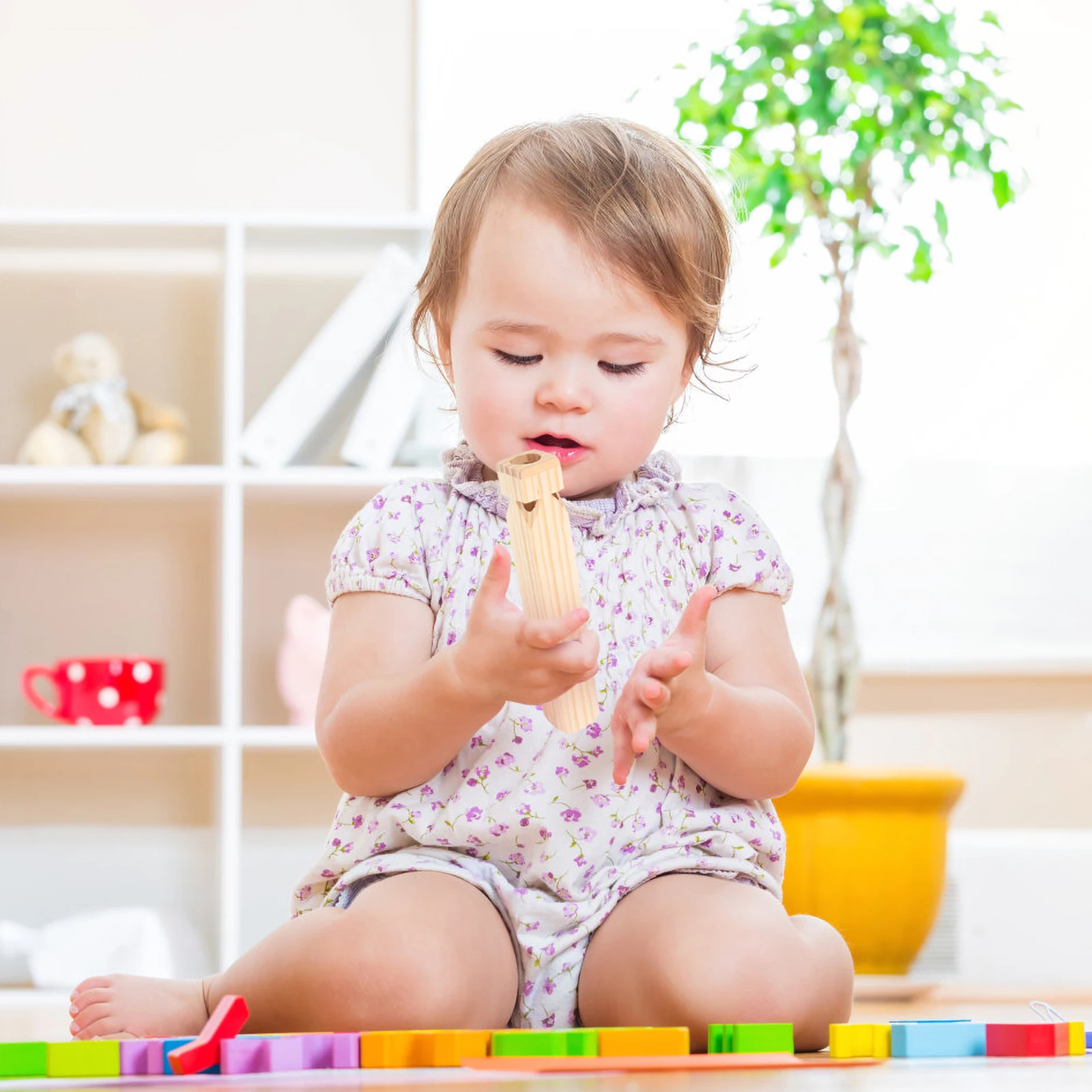 

Wooden Whistle Small Whistle Plaything Early Educational Hearing Development Party Supplies Whistles