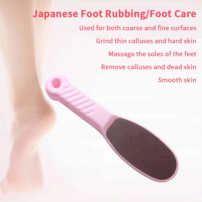 1Pcs Heel Callus Remover Double-sided Abrasive Foot Rubbing Board Professional Dead Skin Grinder Care Exfoliating Tool Foot Care