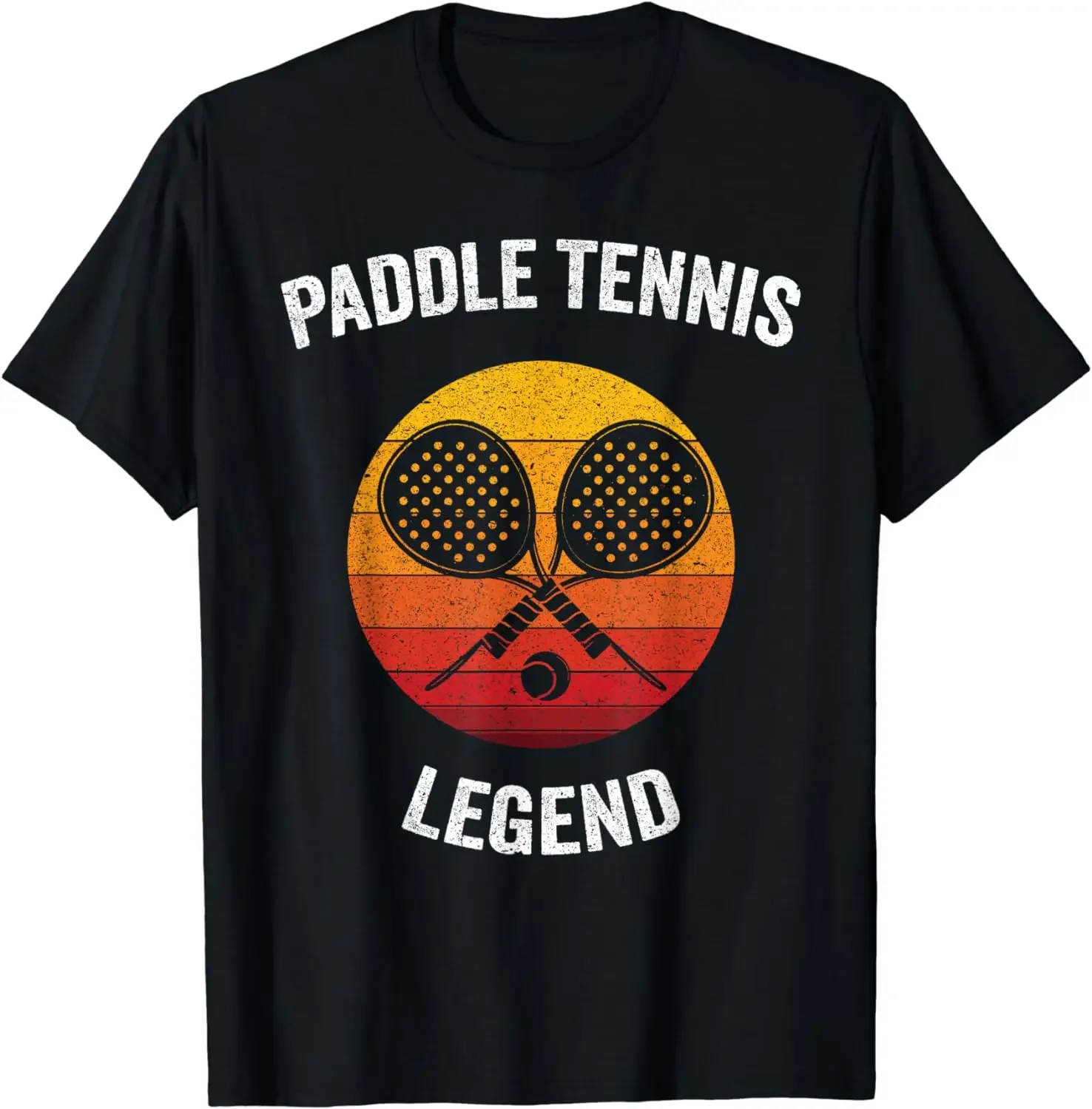 Paddle Tennis Legend | Vintage Padel Pickleball T-Shirt  Vintage T Shirt  Graphic T Shirts Tops  Mens T Shirts  Camisetas