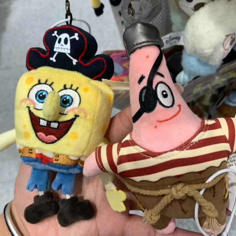 

Potdemiel SpongeBob SquarePants Pirate Series Plush Dolls Patrick Star Pirate Mermaid Stuffed Bag Pendants Kids Birthday Gifts