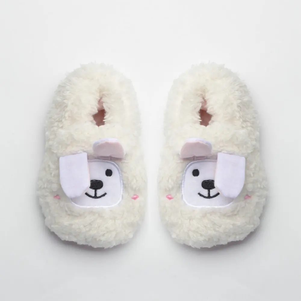 

COSYSUSY Baby Walking Shoes Fluffy Cute Lamb Cotton Shoes Warm Autumn And Winter New Children's Shoes Non-Slip Soft Sole