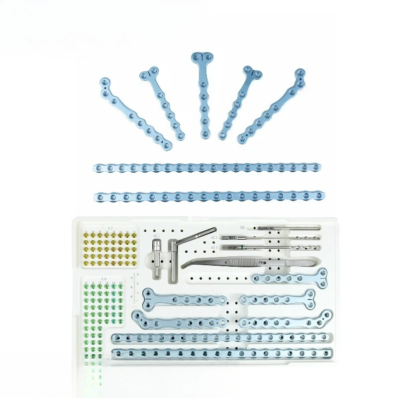 TOOLMED Titanium Alps 4.0 Small Locking Plate System Locking Screw Veterinary Locking Plate Instrument Set