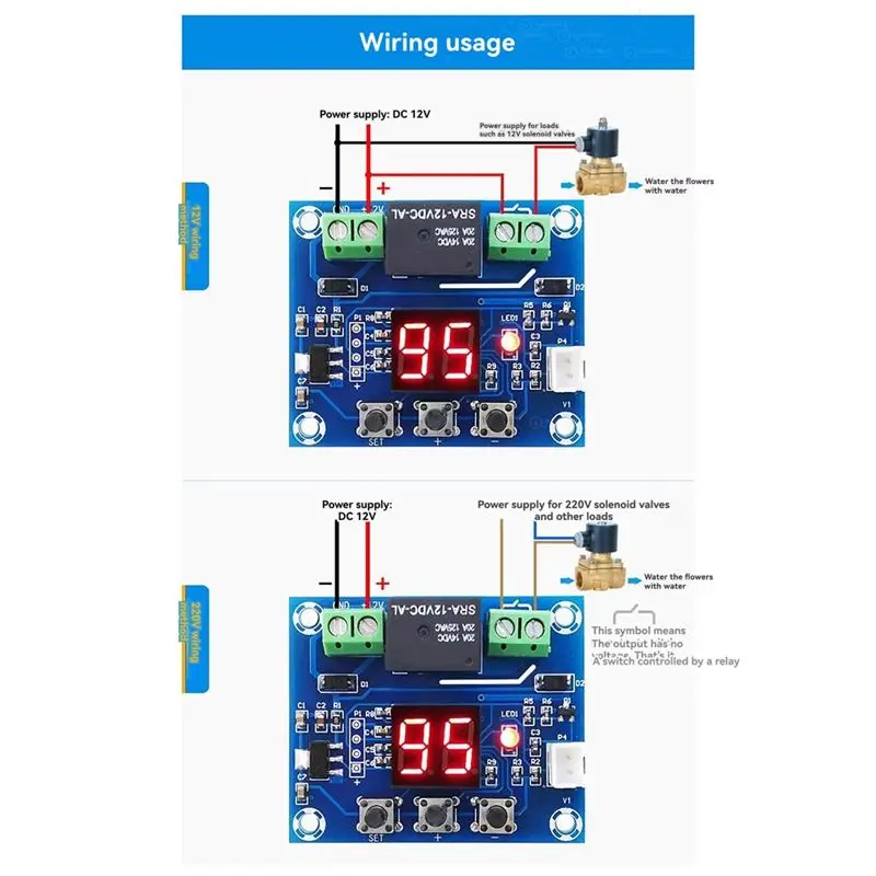 HLZS-12V Digital Soil Humidity Sensor Controller For Automatic Irrigation Water Management System With Real-Time Monitoring