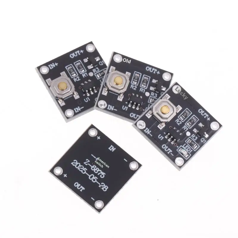 

1/3Pcs Single Bond Button Bistable Switch Board Module 2.2-5V Continuous Load 2A Low Power Micro One Key Switch 0.5uA