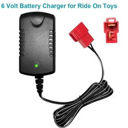 6 Volt Battery Charger for Child Ride On Car Rollplay Porsche 918 BMW X5 Audi R8 Spyder Kid Trax Frozen Toddler Wildfire Quad