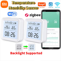 XIAOMI Tuya Zigbee WiFi Temperature Humidity Sensor Hygrometer Thermometer Detector Smart Lifestyle Remote Control 2025 New