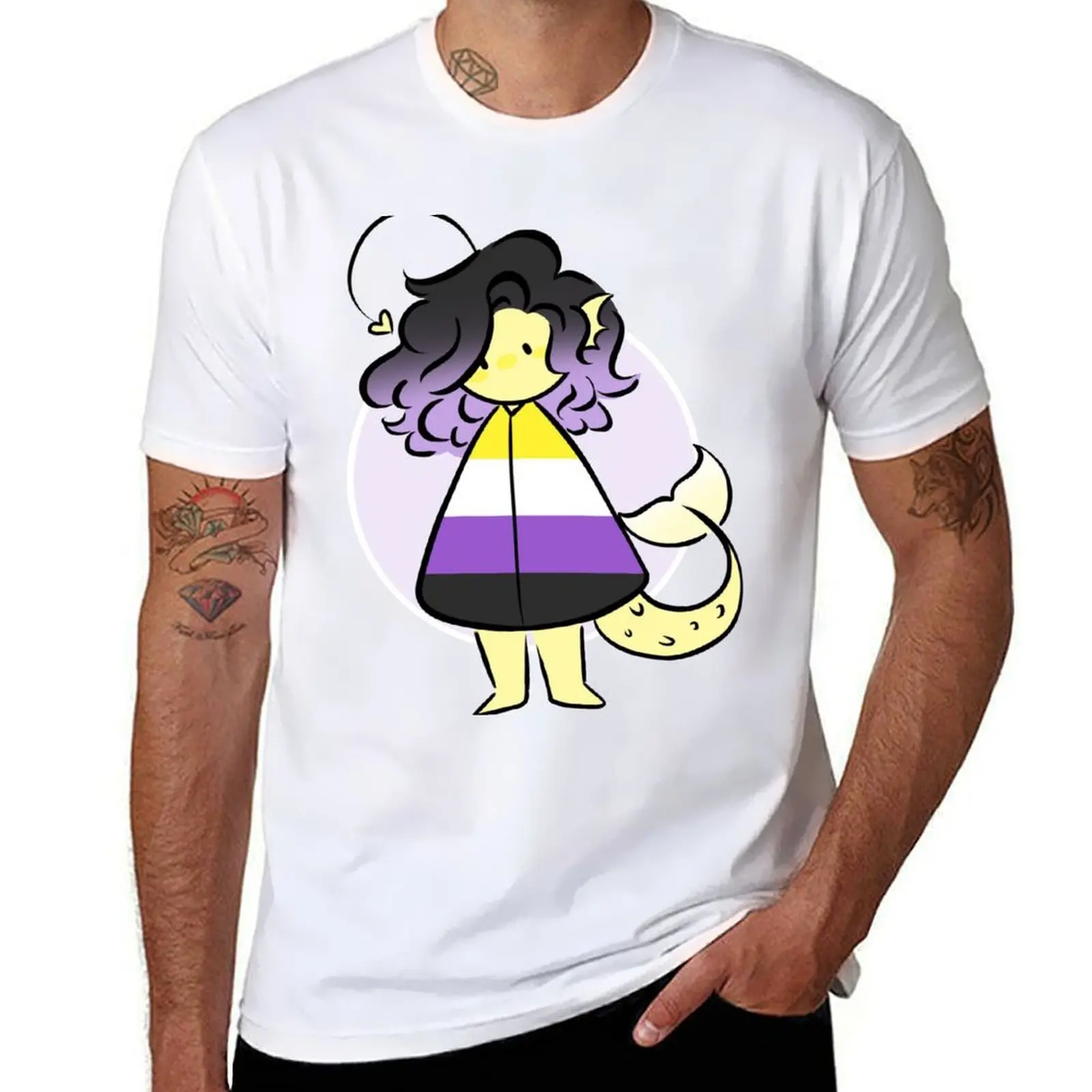 

Nonbinary T-Shirt t shirts for man graphic funny t shirts for man slim fit T-Shirt