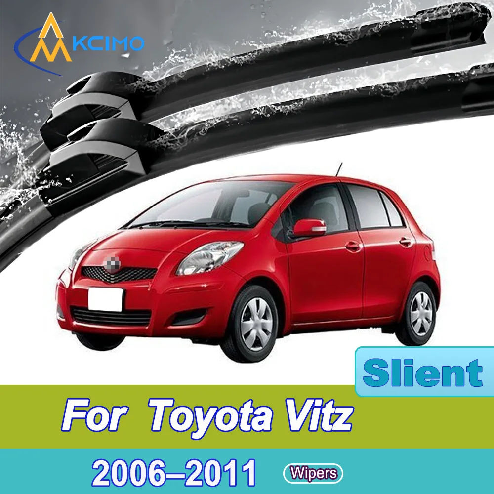 

For Toyota Vitz XP90 2006-2011 Leahead i1 (China) Front Windshield Wiper Blades 2pcs Quiet Rain Windscreen Window Accessories