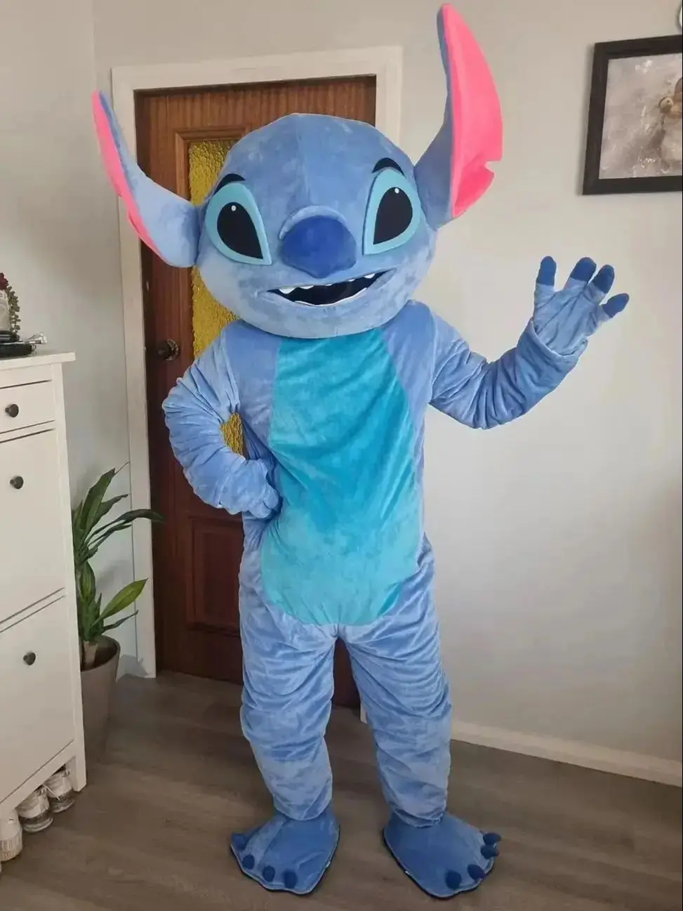 Luxuriöses blaues Sti&tchs Maskottchen-Kostüm, Cartoon-Charakter, Werbe-Fantasiekleid, Tier-Karneval, Geburtstagsfeier, Erwachsenen-Cosplay-Anzüge