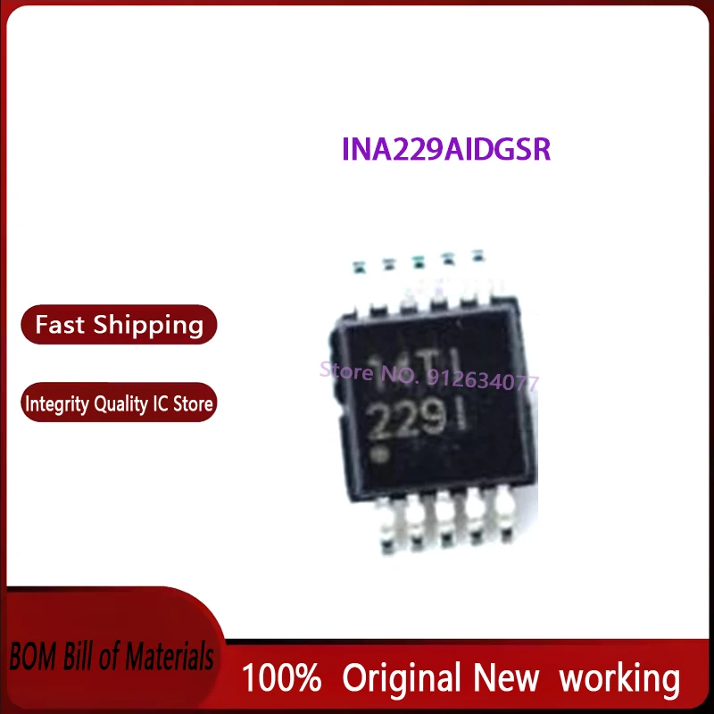 

2 шт. ~ 20 шт./лот INA229AIDGSR INA229AIDGST 229I VSSOP10 новый оригинал в наличии