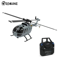 Eachine E120 RC Helicopter 2.4G 4CH 6-Axis Gyro Optical Flow Localization Flybarless Scale Drone Quadcopter Model Toys for Kids