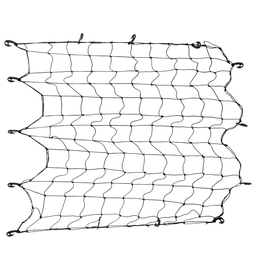 Mesh Bag para Fixação de Bagagem, Rede Fixa, Telhado De Borracha