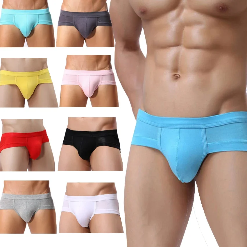 سراويل داخلية مثيرة للرجال على شكل حرف V ملابس داخلية فائقة النعومة ومنخفضة الارتفاع - سراويل داخلية ضيقة قابلة للتنفس لصالة الألعاب الرياضية/النوادي